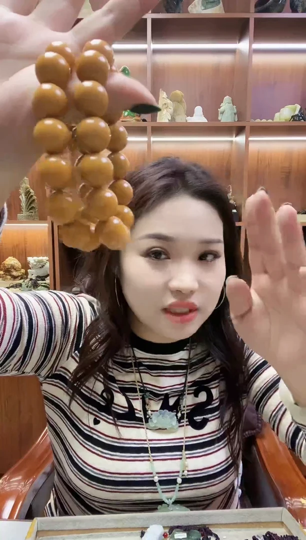 未镶嵌蛇纹石玉手串16