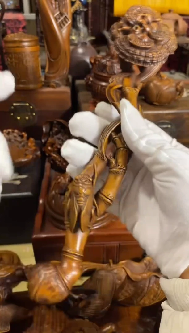 木小叶黄杨小件灵芝如意