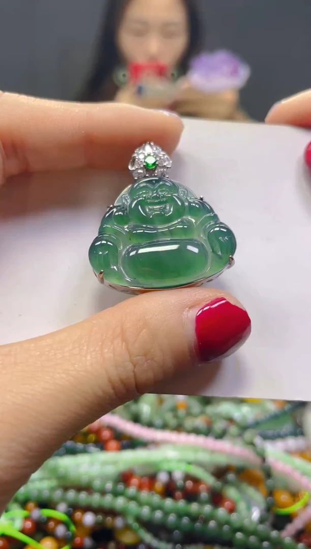 颈饰未镶嵌翡翠/C/翡翠A货，一件也是批发价