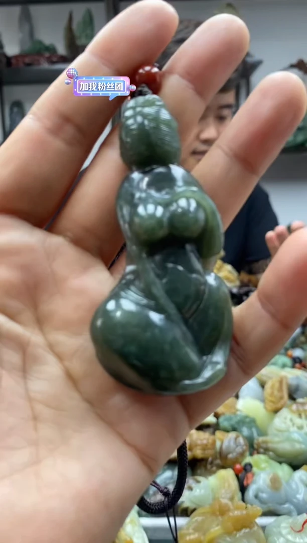 和田玉未镶嵌把件1