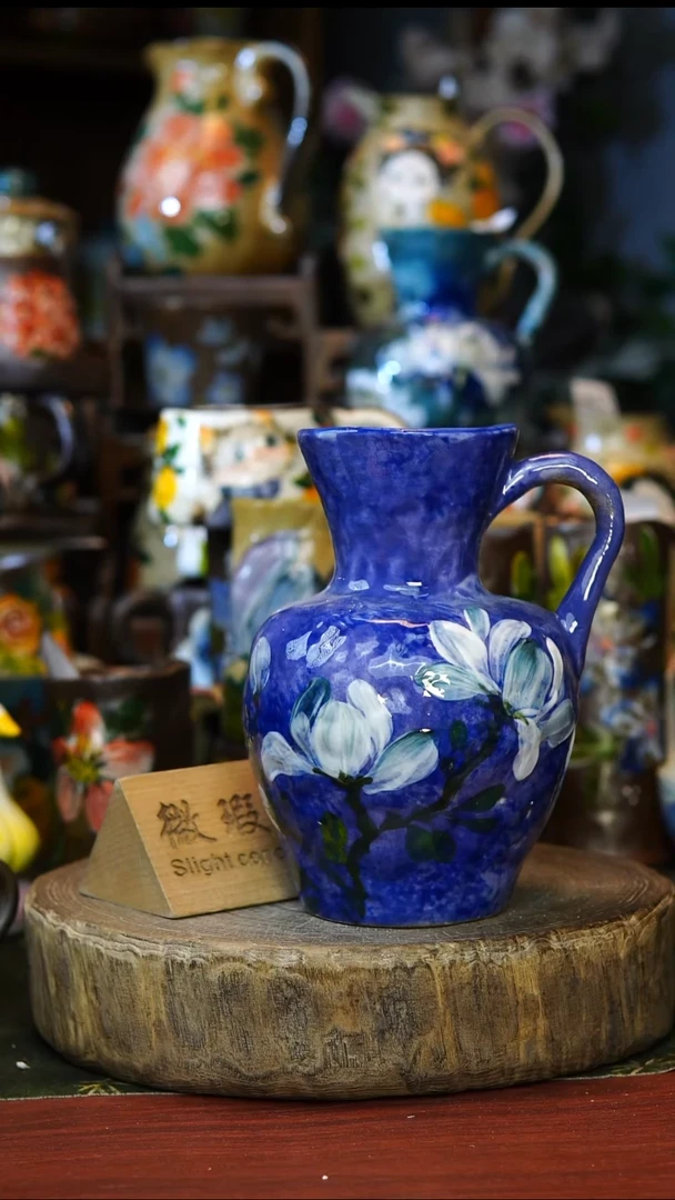 陶瓷218景德镇手工手绘釉下彩