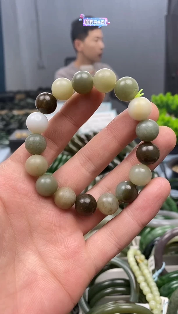 未镶嵌手镯和田玉12mm