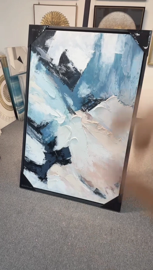 168现代艺术装饰画油画100*1850