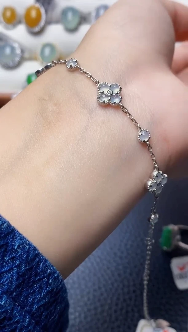 银S925镶嵌戒指翡翠0797