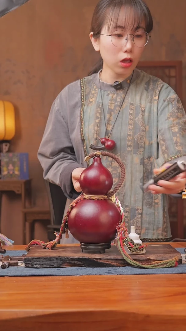 1719号链接精品大漆葫芦现货现发[一物一拍]