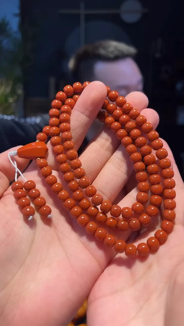 【闪购商品】南红玛瑙手串未镶嵌7+108(朱1000)