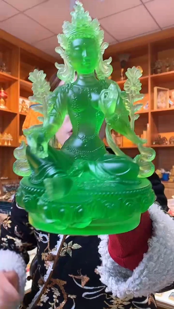 【闪购商品】泥塑绿妈妈-与实物略有差异介意者慎拍