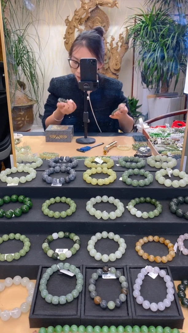 未镶嵌手串和田玉和田玉手串直切卡12mm