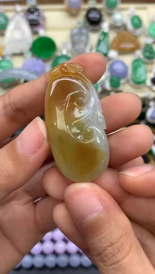 翡翠未镶嵌颈饰589-中国好珍宝
