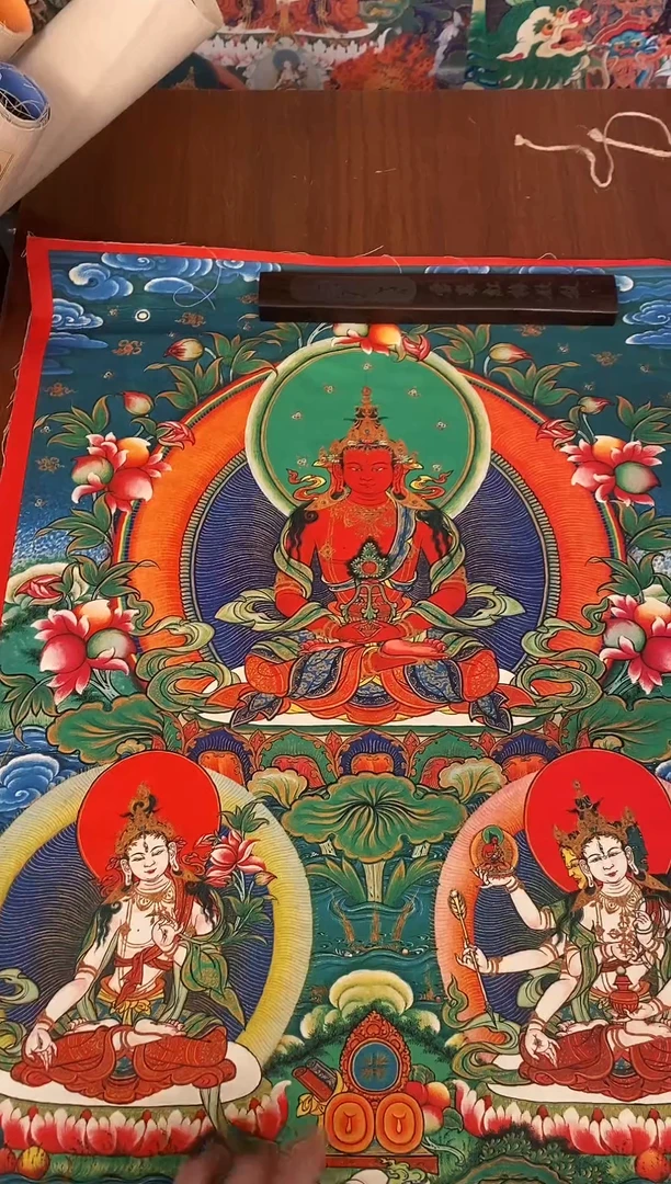 装裱画精美唐卡tk16016