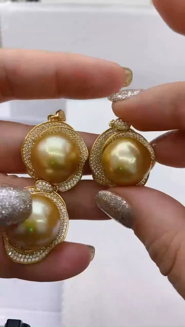 未镶嵌海水珍珠吊坠39 16-17mm多样性发其一