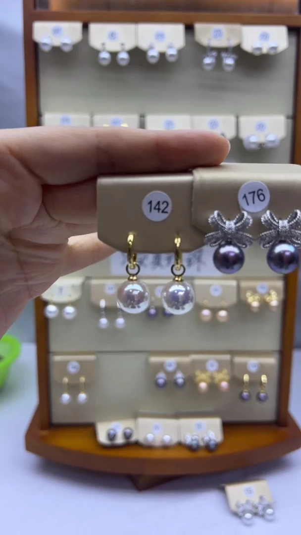 未镶嵌耳饰淡水珍珠142+176