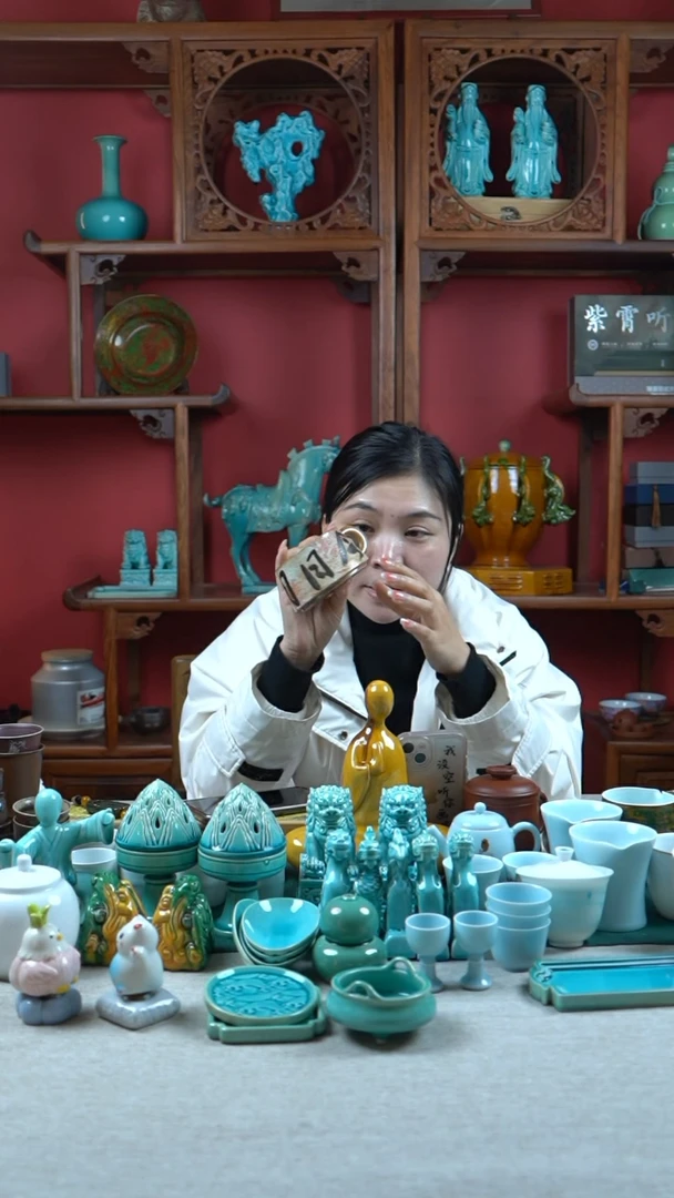 手工艺品琉璃   武当官窑手绘咖啡杯 一件多样性发货