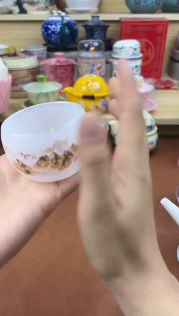 陶陶瓷茶具摆件旅行套组