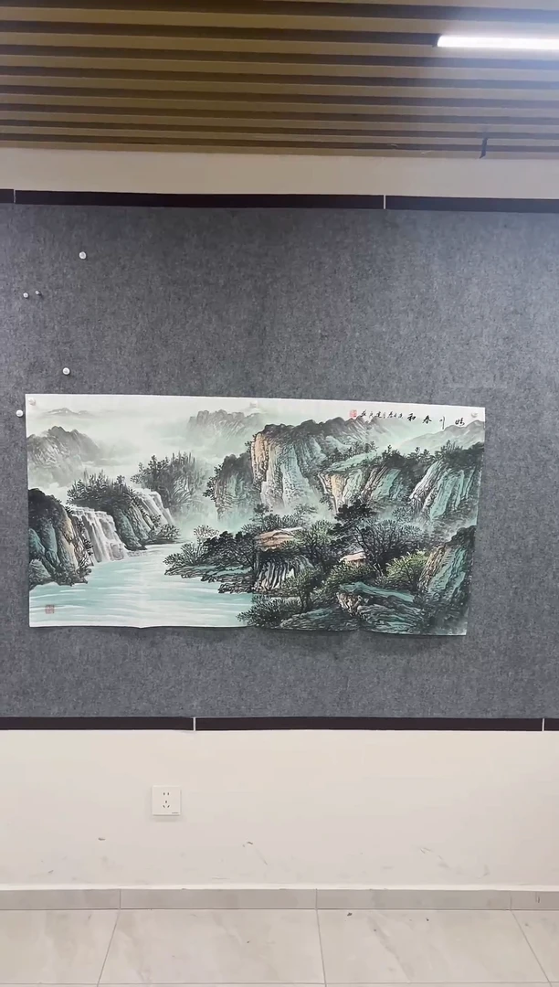 国画丹青专属福利-四尺整张晴川春和
