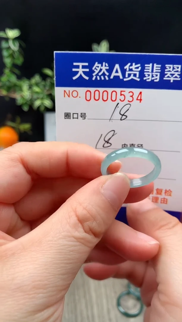 未镶嵌戒指翡翠18#