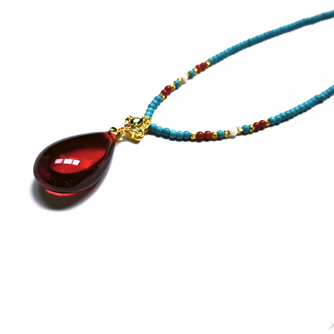 PP084 精美珠宝项链 13*35mm