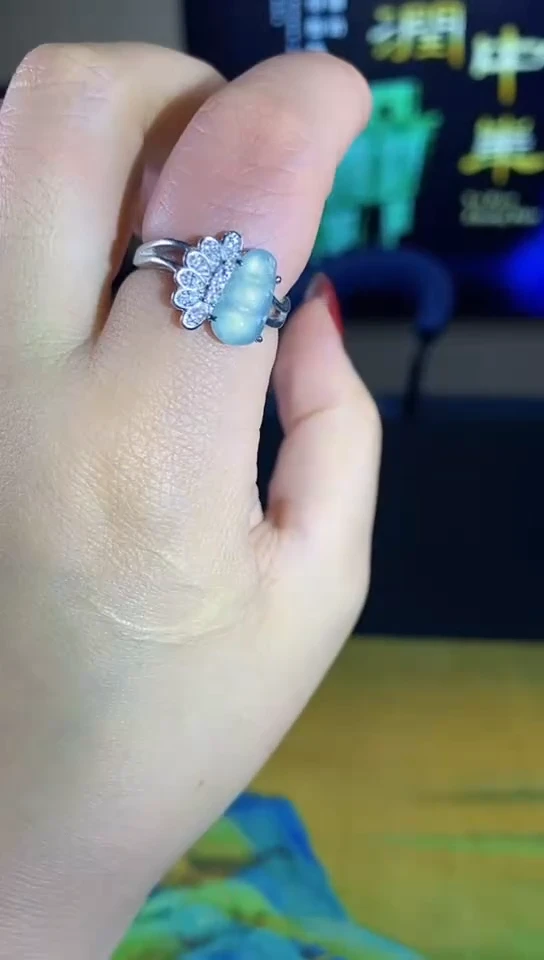 【闪购商品】翡翠颈饰合金戒指00000026