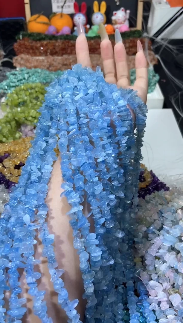 水晶珠宝半成品未镶嵌海蓝宝