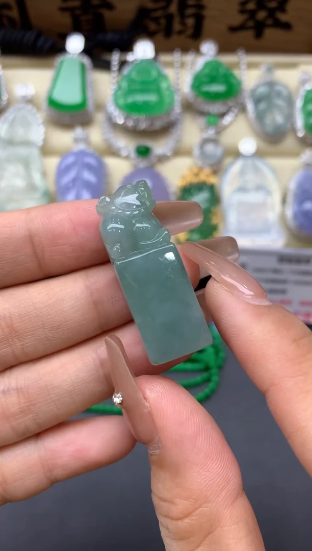 翡翠未镶嵌颈饰41-中国好珍宝