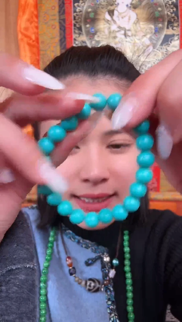 铁合金花岗石藏式风格珠串