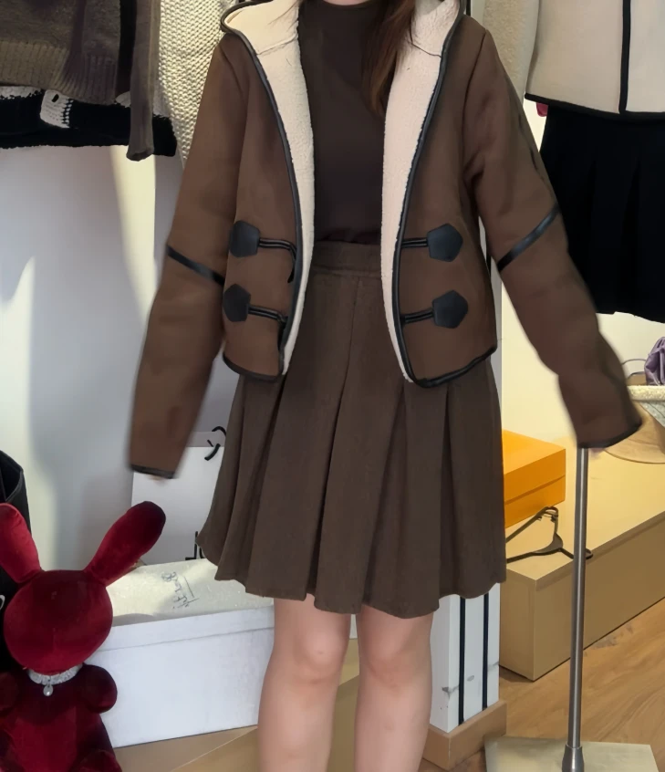 【壹壹专属】时尚休闲百搭显瘦百褶半裙BQ2710