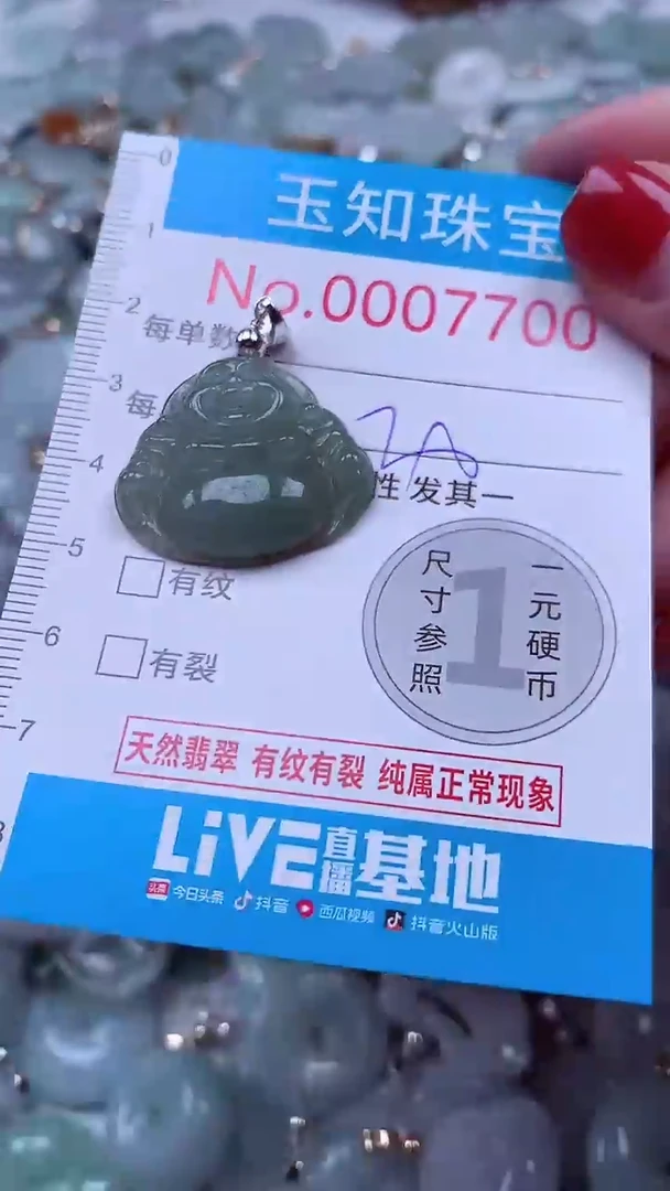 颈饰未镶嵌翡翠7700