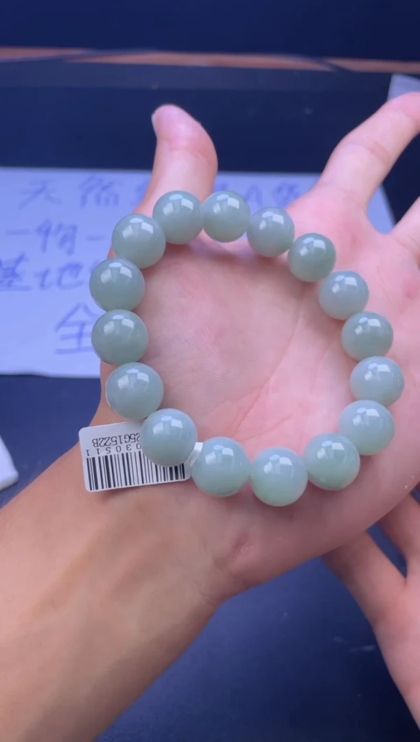 未镶嵌定制翡翠珠串卡13