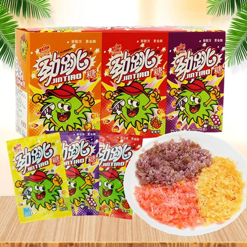 百达跳跳糖儿童爆炸糖童年怀旧小零食搞怪创意劲跳网红糖果3克