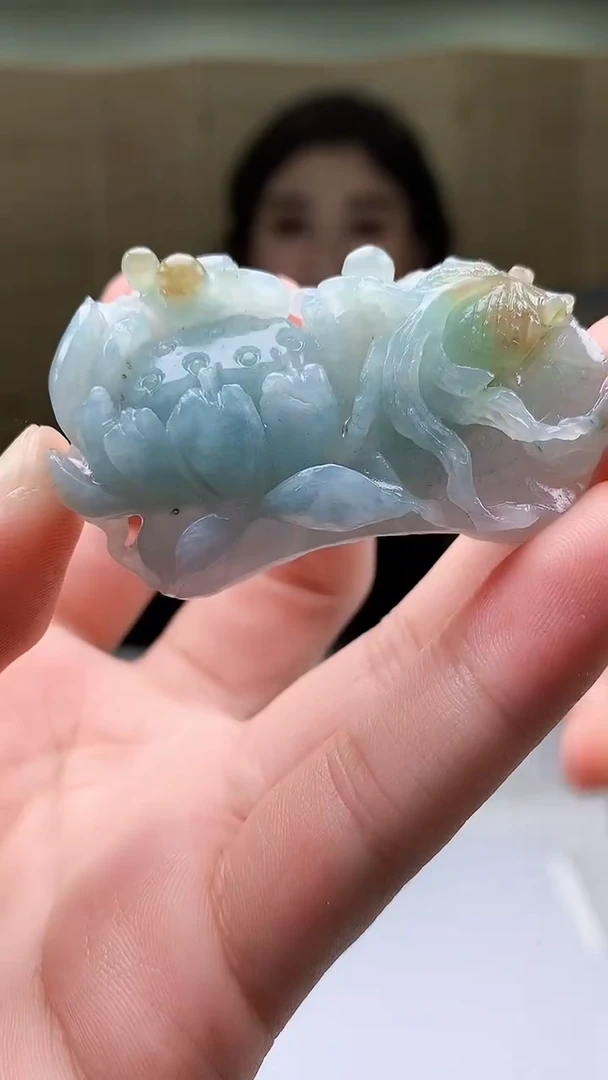 【闪购商品】定制翡翠未镶嵌4829bb-毛货挂件33