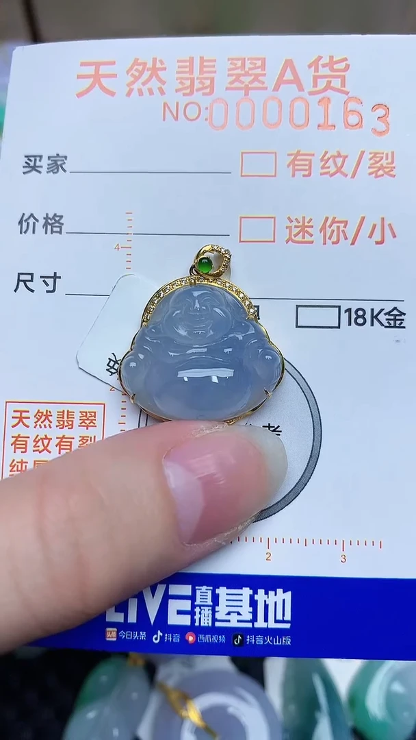 【闪购商品】翡翠颈饰18K金镶嵌54848664684