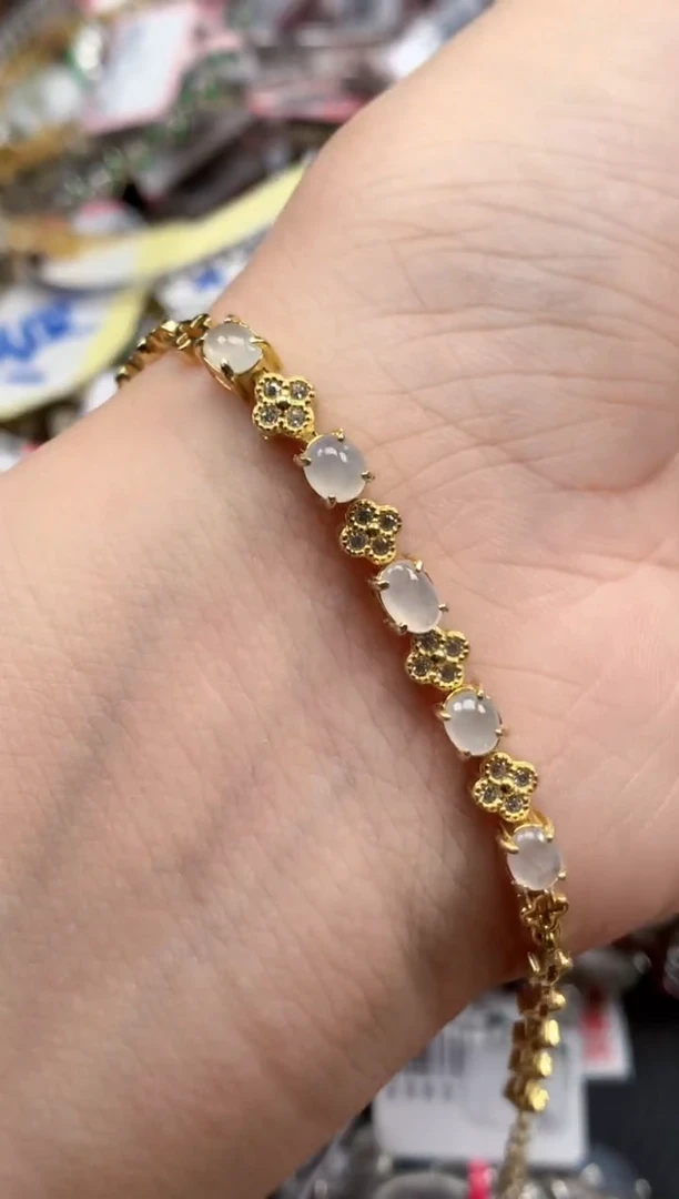 银S925镶嵌戒指翡翠天然A货缅甸翡翠