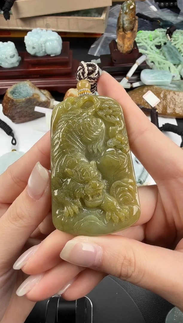 吊坠(不含链)未镶嵌翡翠轩*翡翠饰品-153