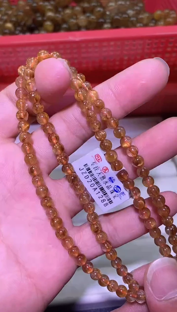 水晶手链未镶嵌A0019-发晶多圈-多样性发其一
