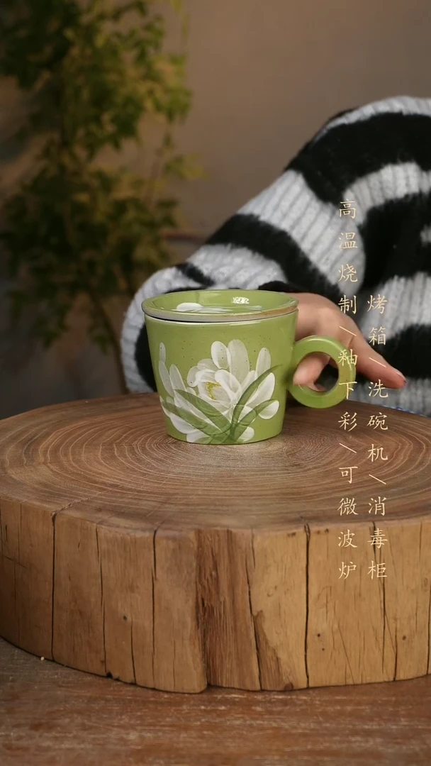 碗瓷景德镇手工手绘高温瓷釉下彩