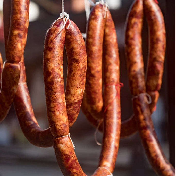 【川味香肠250g试吃装】农家烟熏香肠柏树丫柴火粮食猪香肠手工熏制