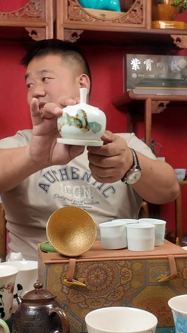 武当官窑手作茶叶罐  一件多样性发货
