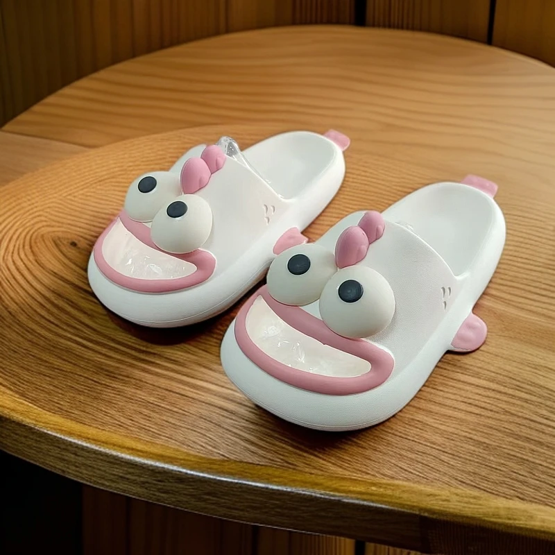 （有瑕疵）夏季外穿居家拖鞋厚底防滑卡通（小伙）
