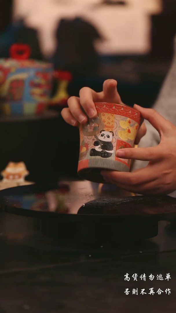 陶瓷景德镇可爱设计师款陶瓷