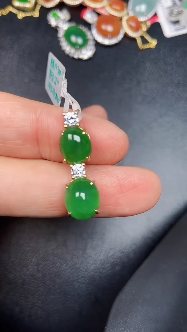 银S925镶嵌戒指翡翠5000