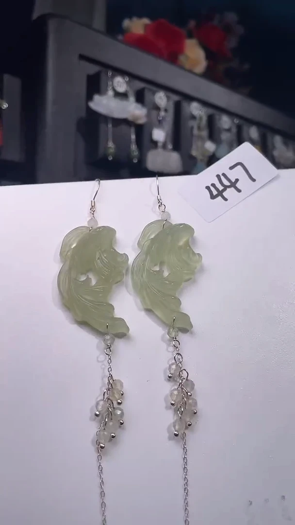 银S925镶嵌耳饰紫晶喜欢拍