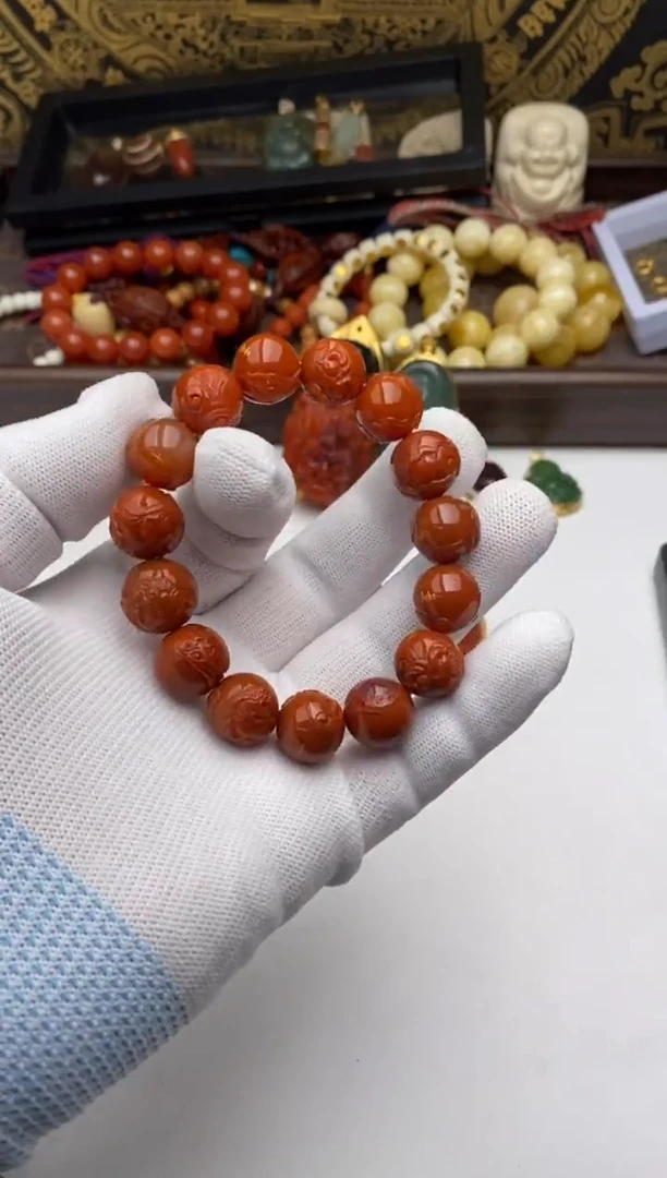 未镶嵌手串南红玛瑙南红手串