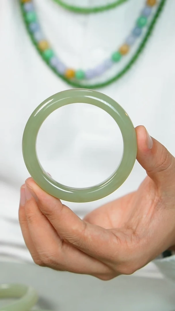 【闪购商品】和田玉手镯未镶嵌42号-58手镯/GG/1