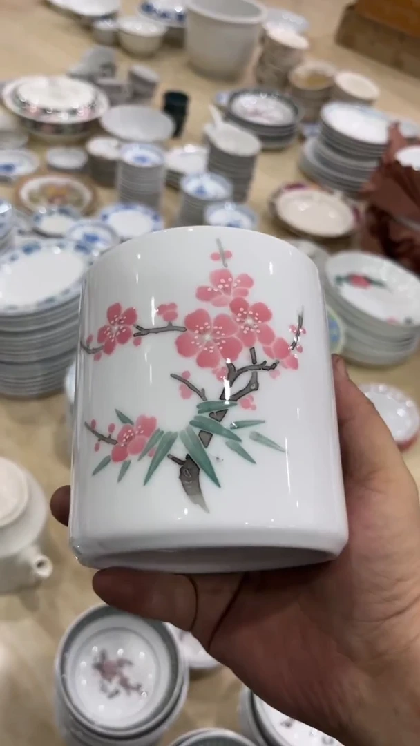 微瑕湖南醴陵釉下五彩陶瓷