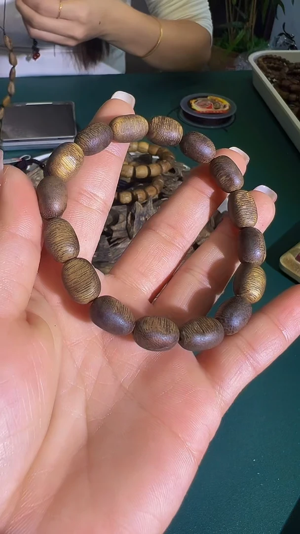 【闪购商品】沉香手串九九沉天然老料留疤单圈