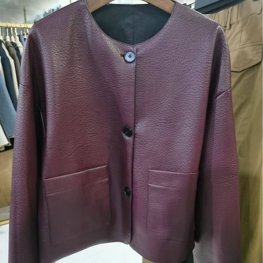 5351圆领宽松休闲外套