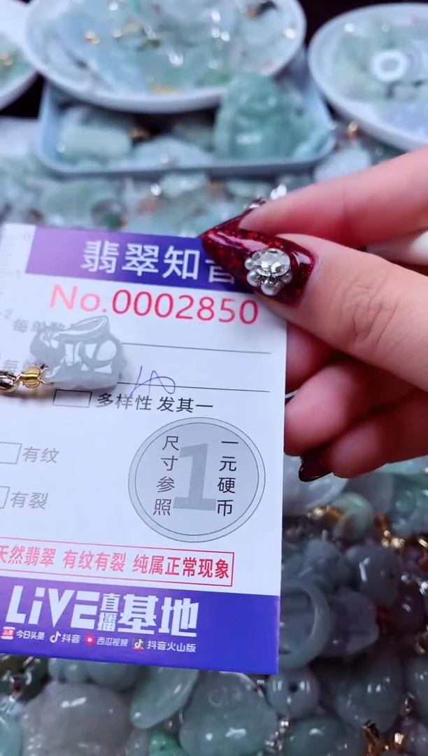 吊坠(不含链)未镶嵌翡翠2850