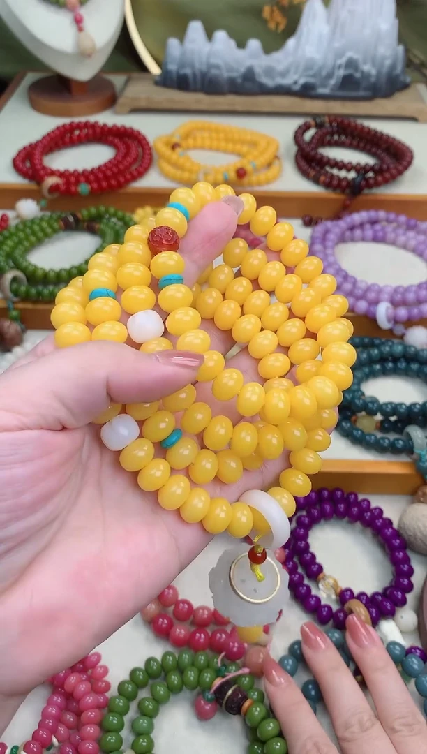 白玉菩提手串金风玉露