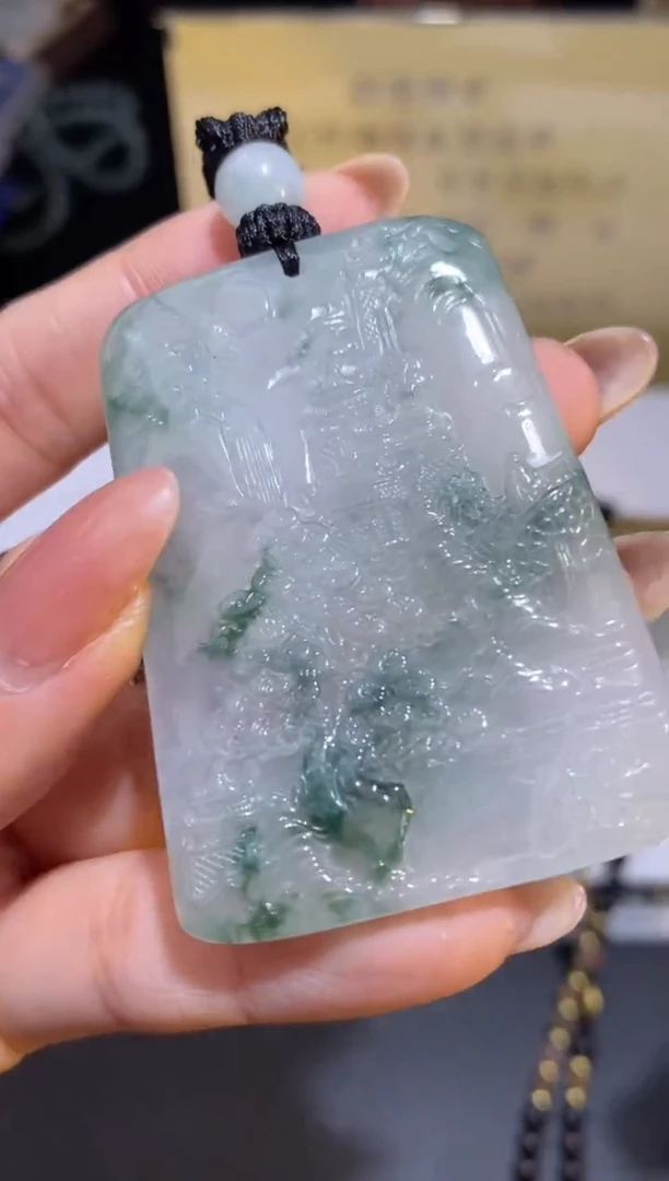 颈饰未镶嵌翡翠40380