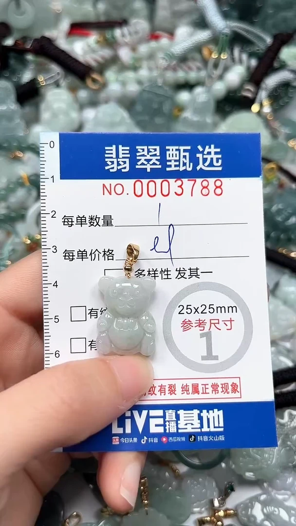 【闪购商品】翡翠颈饰未镶嵌00..3788